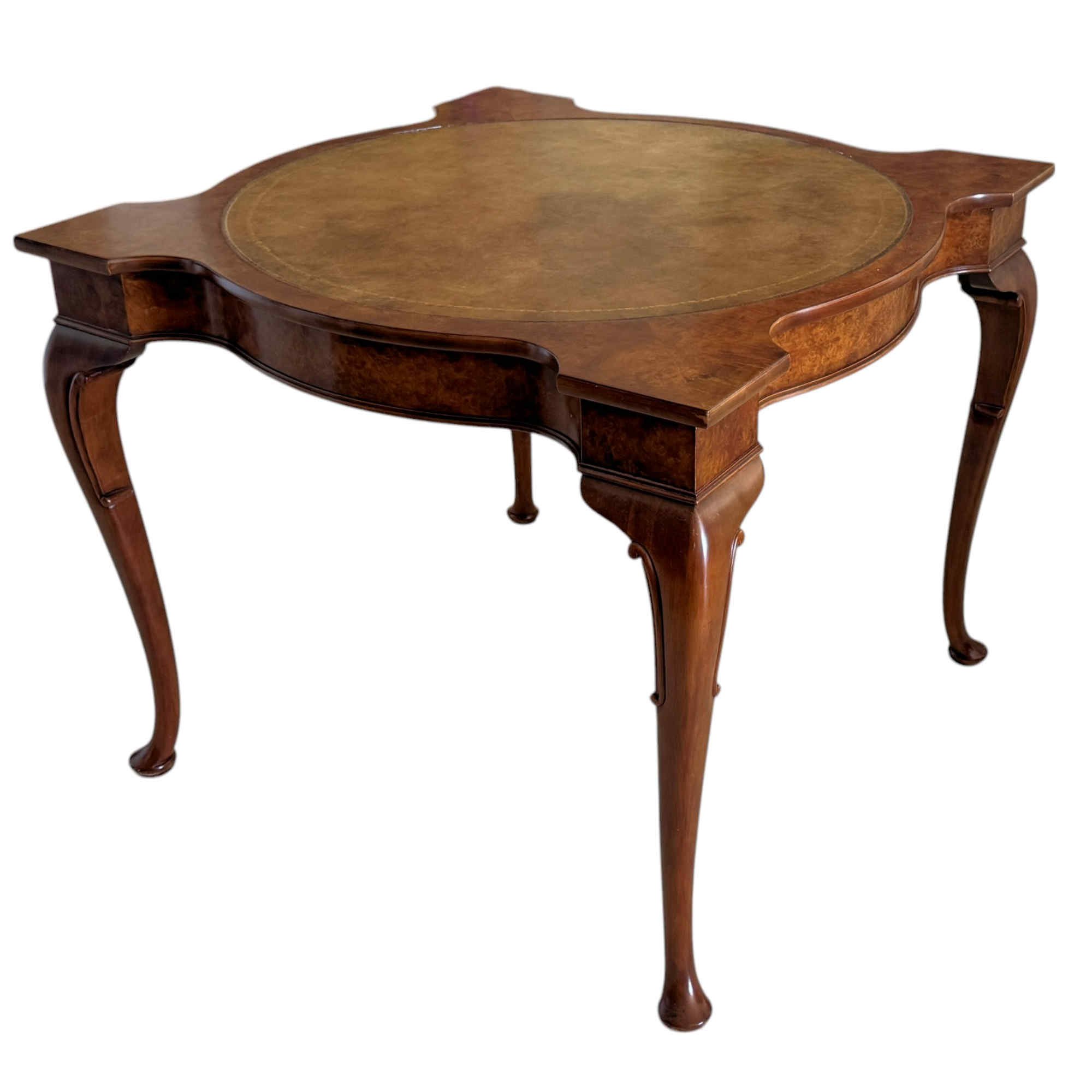 BK245　Maitland Smith　エクセターゲームテーブル　マホガニー Encore Furniture Gallery-Vintage Maitland Smith Mahogany Game Table